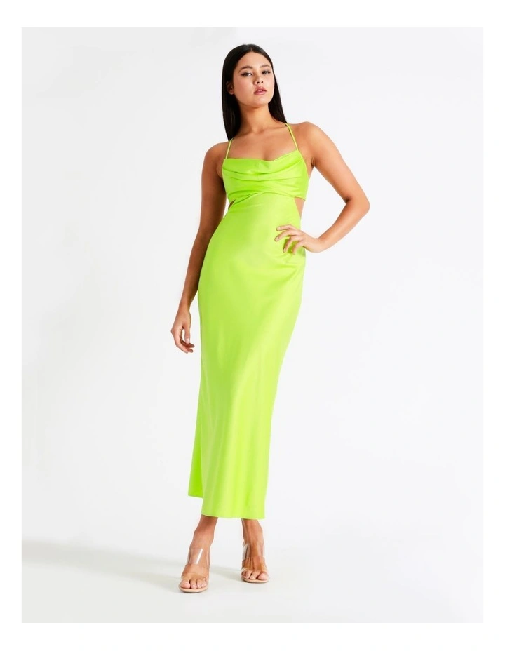Best reviews of β¨ Miss Shop Recycled Cowl Cut Out Satin Slip Midi π Dress In Citrus π 6 Best reviews of β¨ Miss Shop Recycled Cowl Cut Out Satin Slip Midi π Dress In Citrus π - Image 4