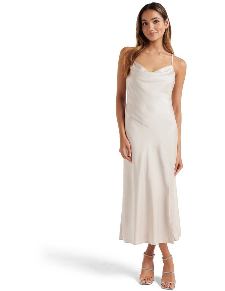 Best deal βοΈ Forever New Petite Opal Bias Cowl Satin Midi In White π 2 Best deal βοΈ Forever New Petite Opal Bias Cowl Satin Midi In White π