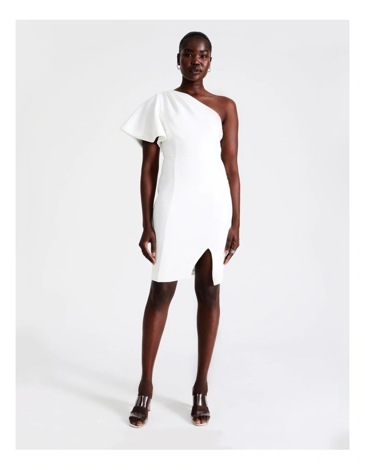 Promo β Wayne Cooper One Shoulder Flounce Midi π Dress In White β€οΈ 6 Promo β Wayne Cooper One Shoulder Flounce Midi π Dress In White β€οΈ - Image 4