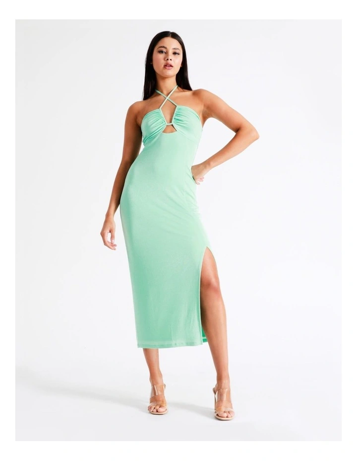 Outlet π Miss Shop Recycled Blend Tie Neck Ruched Cut Out Midi π Dress In Jade π₯° 3 Outlet π Miss Shop Recycled Blend Tie Neck Ruched Cut Out Midi π Dress In Jade π₯°