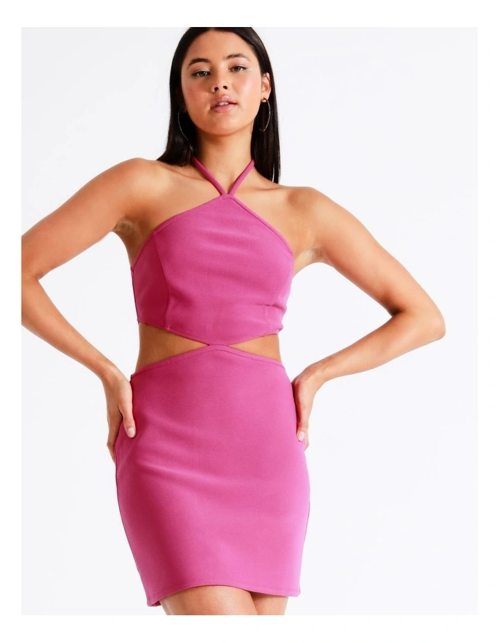 Coupon π― Miss Shop Recycled Blend Arrow Neck Cut Out Mini π Dress In Fuschia π― 5 Coupon π― Miss Shop Recycled Blend Arrow Neck Cut Out Mini π Dress In Fuschia π― - Image 3