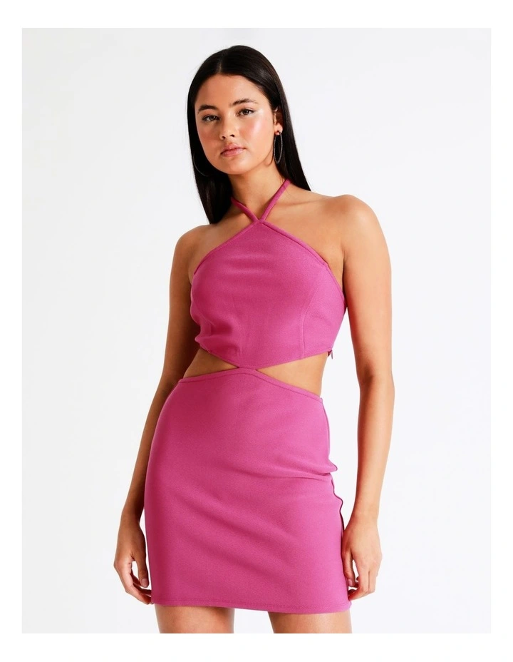 Coupon π― Miss Shop Recycled Blend Arrow Neck Cut Out Mini π Dress In Fuschia π― 6 Coupon π― Miss Shop Recycled Blend Arrow Neck Cut Out Mini π Dress In Fuschia π― - Image 4